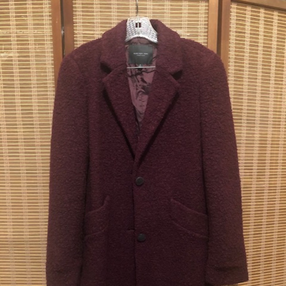 Purple Wool Coat - Andrew Marc/Mark New York